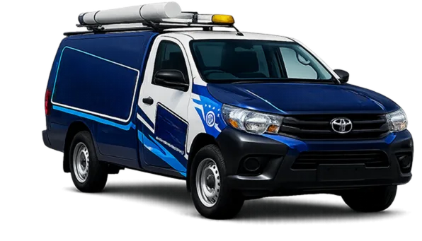 Service van parked on a Seven Hills street