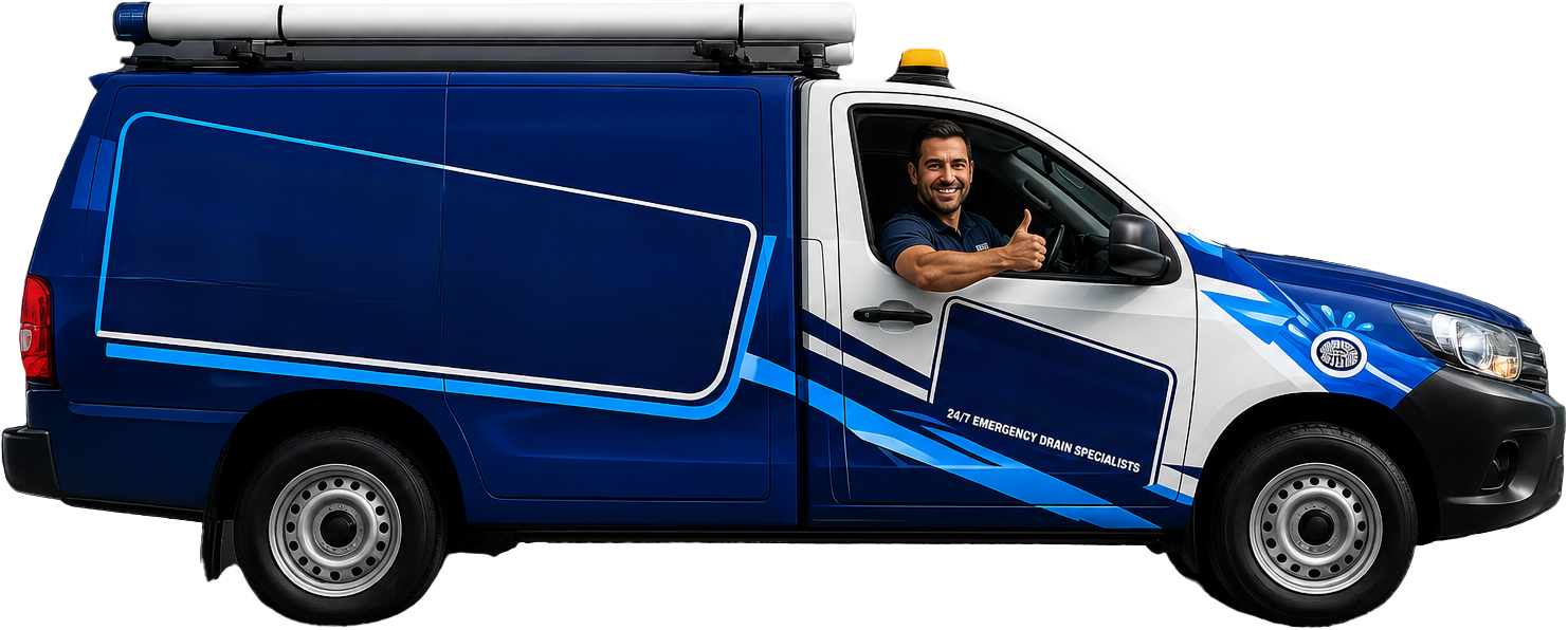 Seven Hills Blocked Drains service van