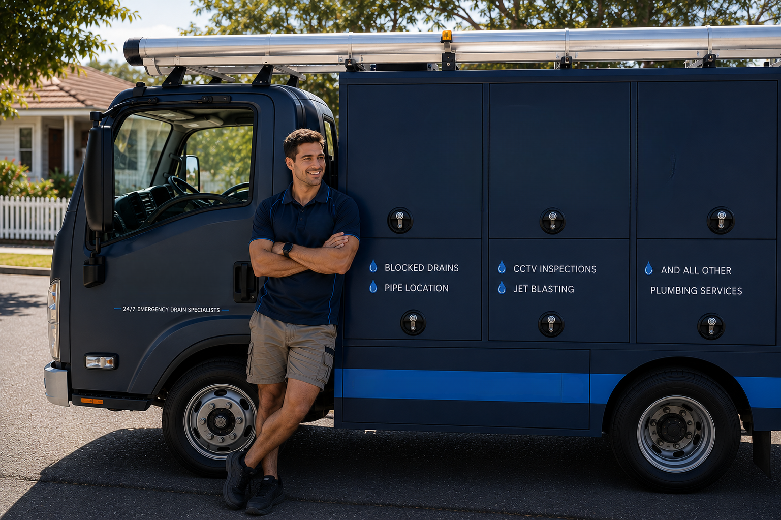 Plumber with Seven Hills Blocked Drains van